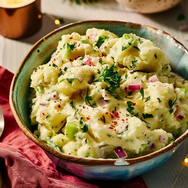 Savršen prilog uz pečeno meso: Recept za kremastu salatu od krumpira