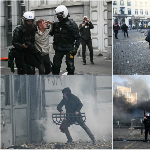 Neredi u glavnom gradu! Prosvjednici se sukobili s policijom, intervenirali suzavcem i vodenim topom