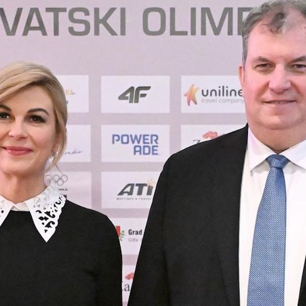 Kolinda Grabar Kitarović i Jakov Kitarović na dodjeli nagrada HOO-a