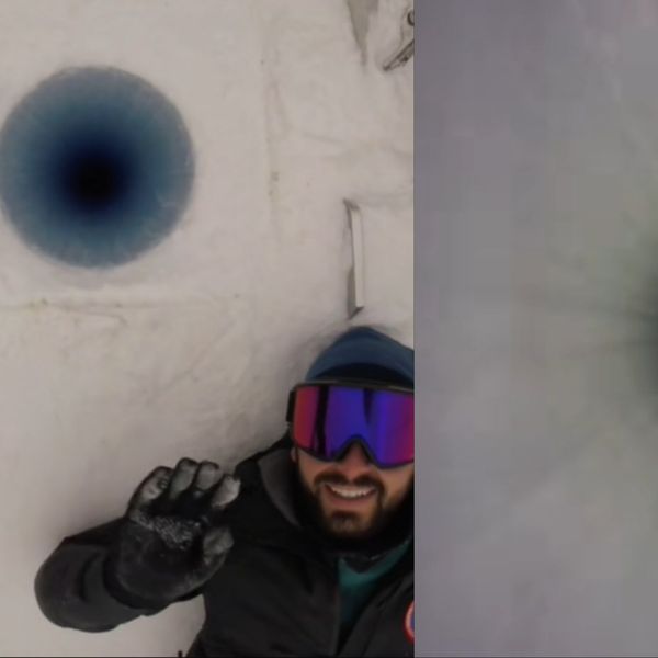 Došao do nevjerojatnog otkrića nakon što je spustio kamera u rupu ispod leda Antarktika