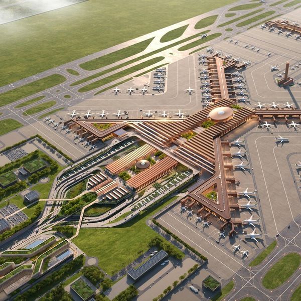 Ovaj gigantski aerodrom gradi se usred “ničega”, kad bude gotov njima će se služiti 100 milijuna ljudi