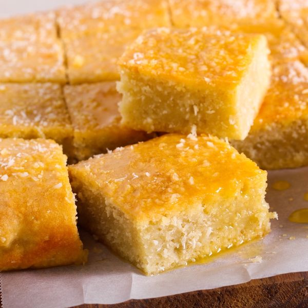 Recept za kocke s grčkim jogurtom i kokosom