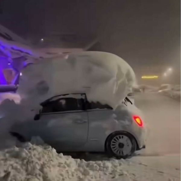 Snježna oluja u Italiji