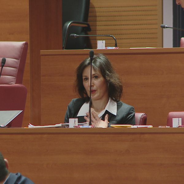 VIDEO Šok u Saboru: Daliju Orešković tijekom rasprave stresla struja