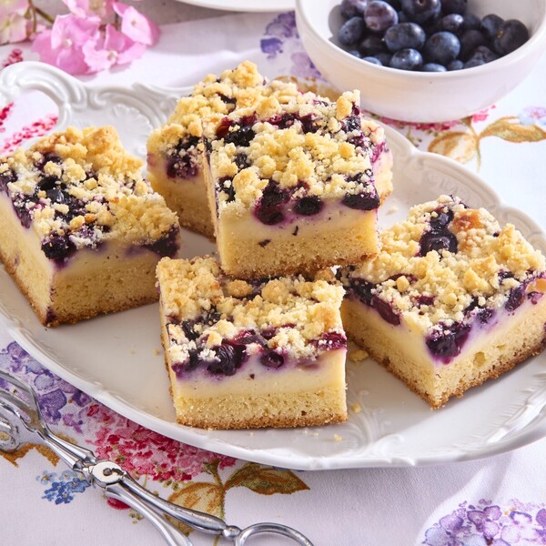Recept za prhki kolač s borovnicama