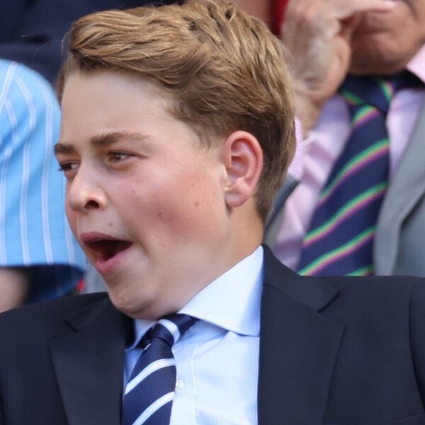 Princ George uhvaćen u zijevanju na Wimbledonu