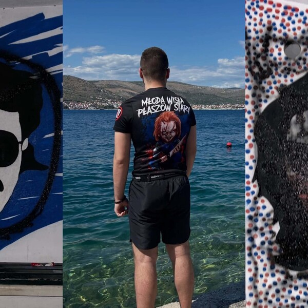 Poljski turistički huligani opet uništavali Torcidine grafite u srcu Dalmacije, pojavila se i fotografija mladića