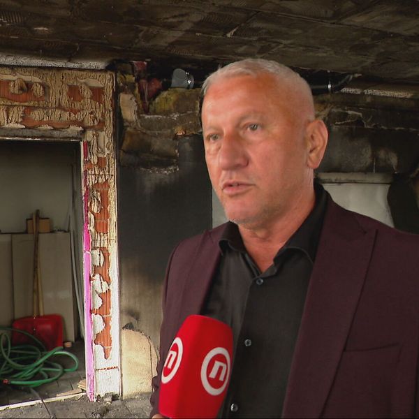 Marijan Kulaš za Dnevnik Nove TV nakon požara automobila