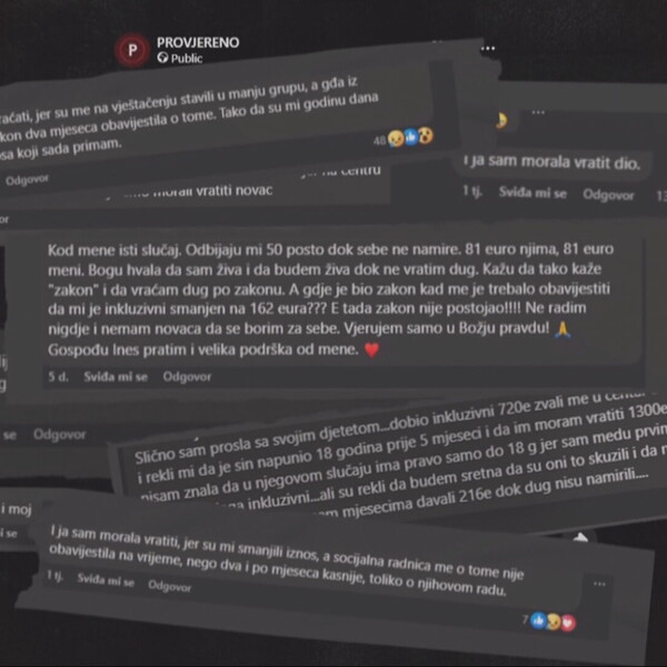 PROVJERENO moraju vraćati dio inkluzivnog dodatka zbog greške sustava