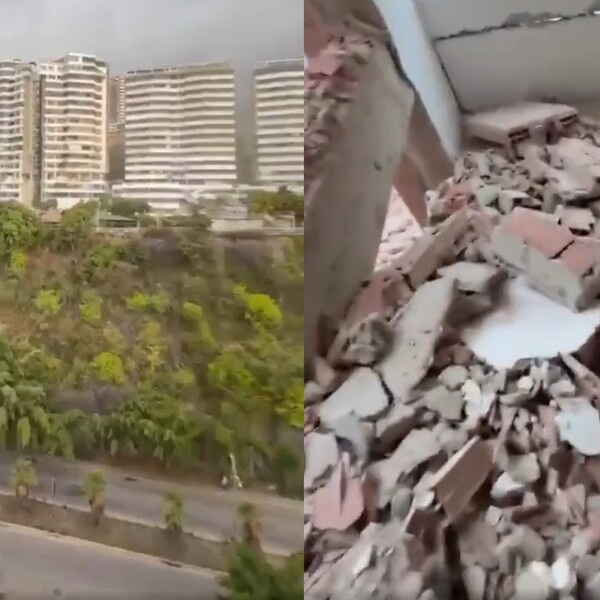 Snimio kako bježi iz nebodera nakon potresa u Venezueli, prizori su zastrašujući