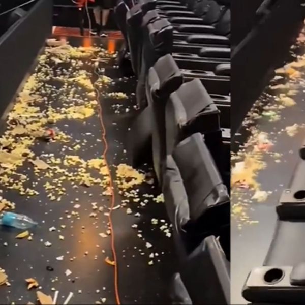 Pogledajte u kakvom je stanju kino nakon filma! Ostavili su pravi svinjac