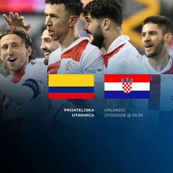 GLEDAJ UŽIVO KOLUMBIJA - HRVATSKA Vatreni u rijetko viđenom sastavu!