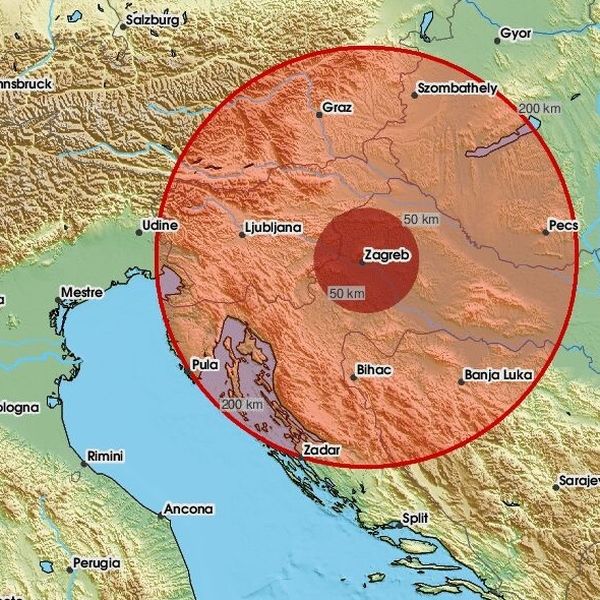 Slab potres pogodio zagrebačko područje