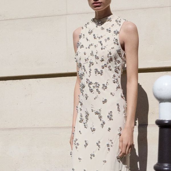 Rasprodana haljina iz Manga ukrašena srebrnim kuglicama