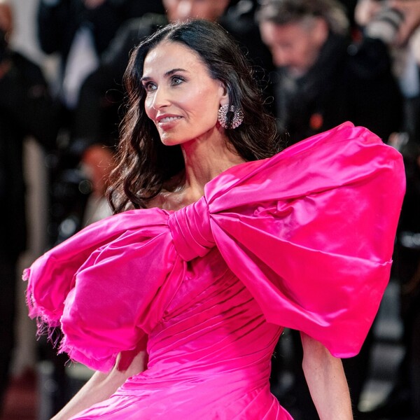 Demi Moore u Cannesu u haljini Matieres Fecales