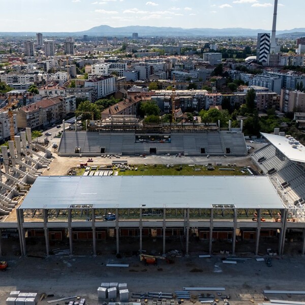 Pogledajte najnovije fotografije iz zraka stadiona u Krančevićevoj