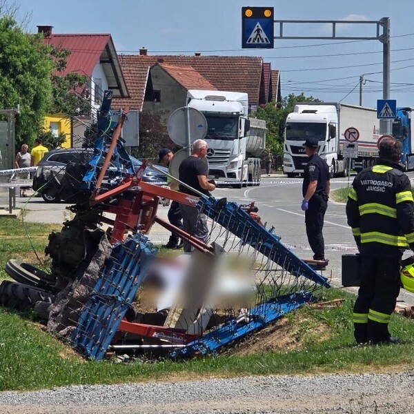 Nesreća kod Požege: U Rajsavcu se sudarili kamion i traktor, jedna osoba poginula