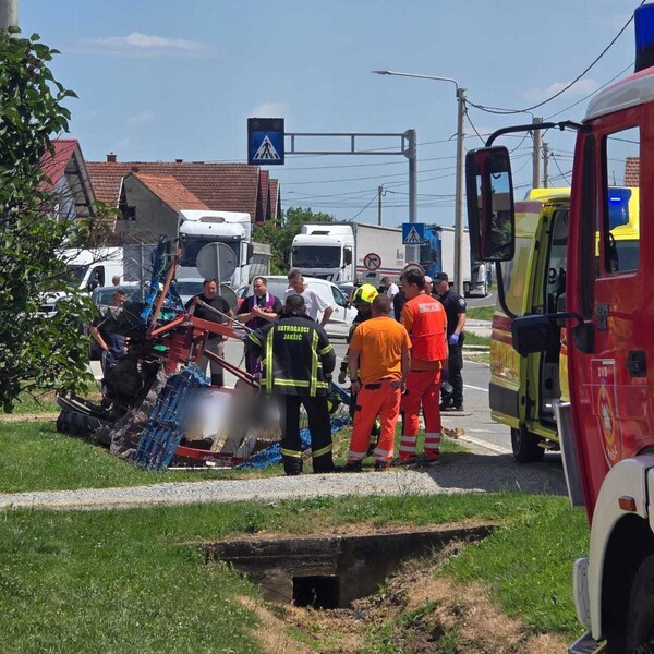 Tragedija kod Požege: U sudaru traktora i kamiona poginuo 84-godišnjak