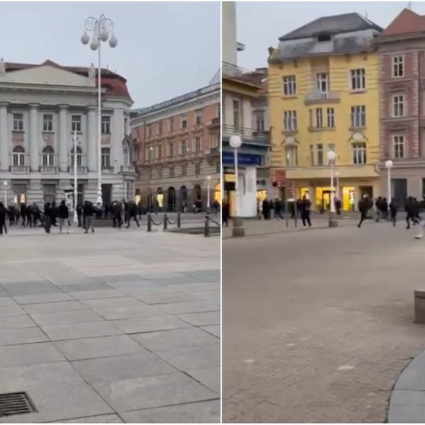 Masovna makljaža maskiranih muškaraca na zagrebačkom trgu: "Svi smo šokirani, policije nije bilo nigdje"