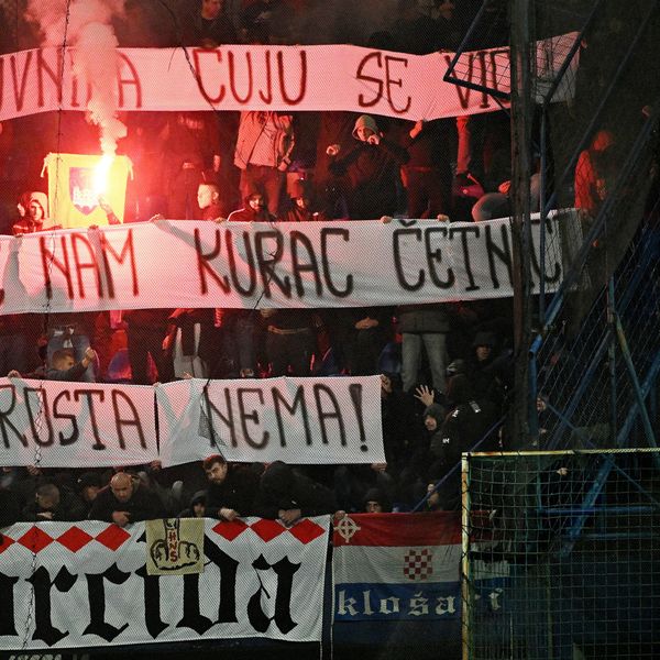 FOTO Hrvatski ultrasi odgovorili Crnogorcima: "Oprosta nema!"