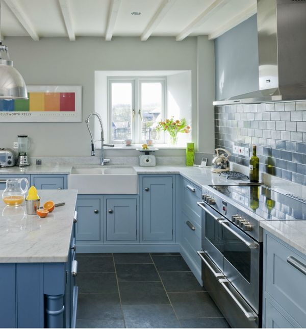 Ideje za uređenje kuhinje u plavoj boji