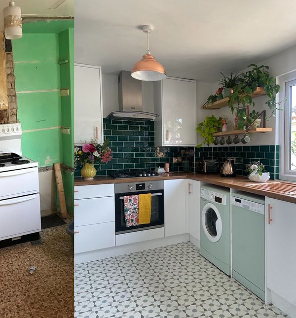 Kuhinja prije i poslije