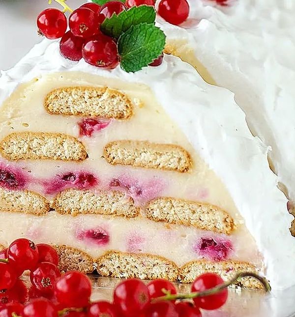 Recept za ledeni brijeg s malinama blogerice Milene