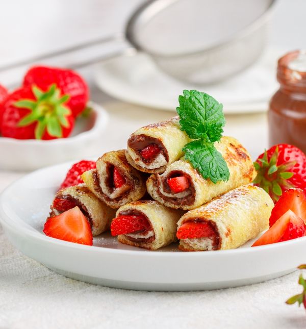 Nutella rolice s jagodama