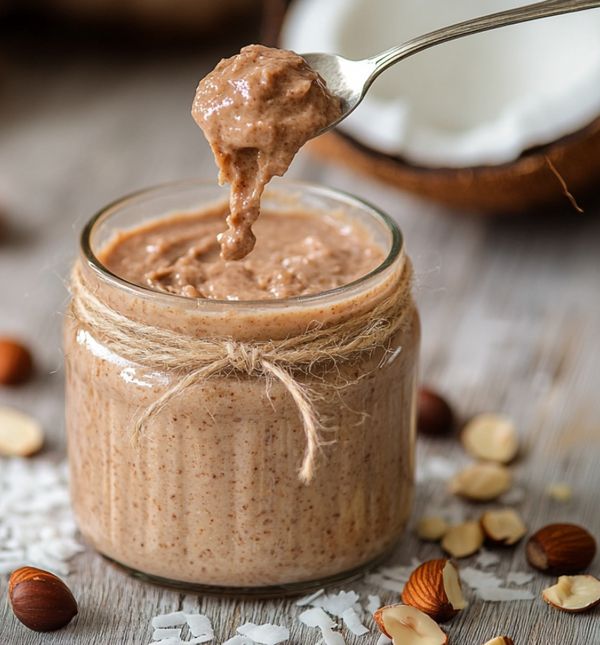 Namaz od kokosa, lješnjaka i bijele čokolade