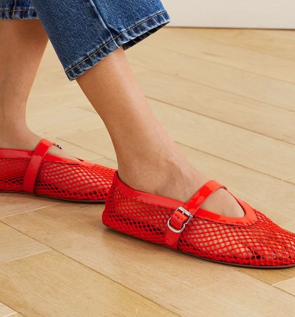 Mrežaste balerinke modne kuće Alaia