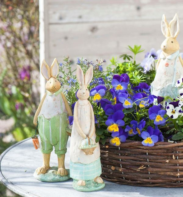 Maćuhice kao dio uskrsne dekoracije