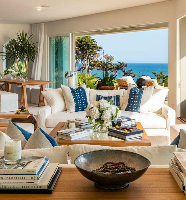 Dnevna soba Cindy Crawford u Malibuu