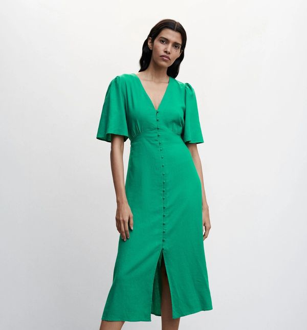 Haljina iz Manga od mješavine lana