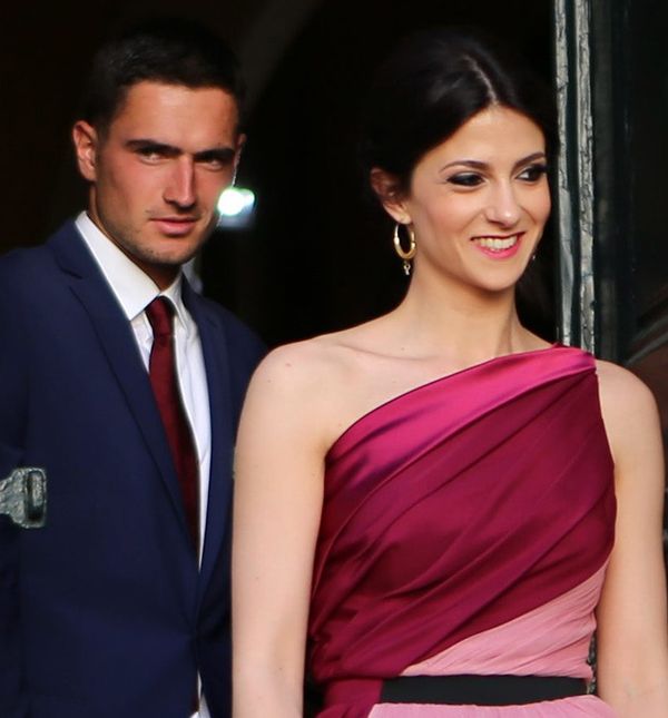 Vjenčana kuma Kristine Milković Čilić nosila je prekrasnu dvobojnu haljinu s potpisom Ivana Alduka