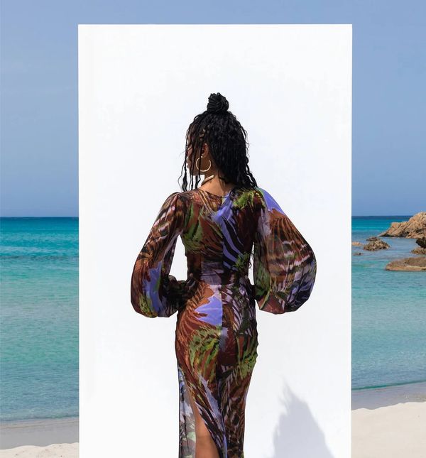 Haljina Daliana ukrašena efektnim printom