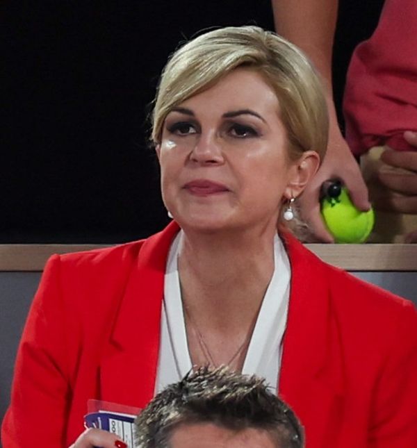 Kolinda Grabar-Kitarović na meču između Donne Vekić i Anne Karoline Schmiedlove