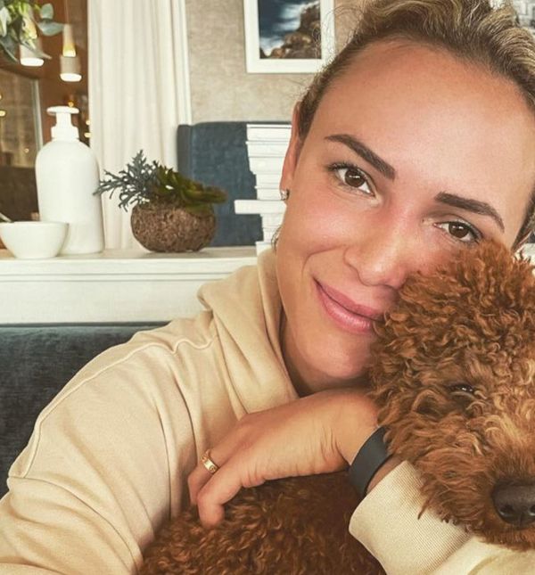 Donna Vekić sa svojim psom Malijem