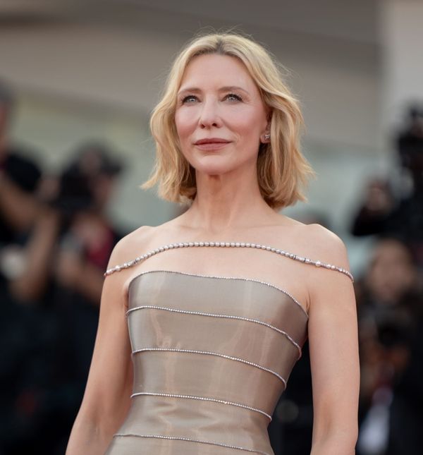 Cate Blanchett na Filmskom festivalu u Veneciji u u metalik Armani Privé haljini