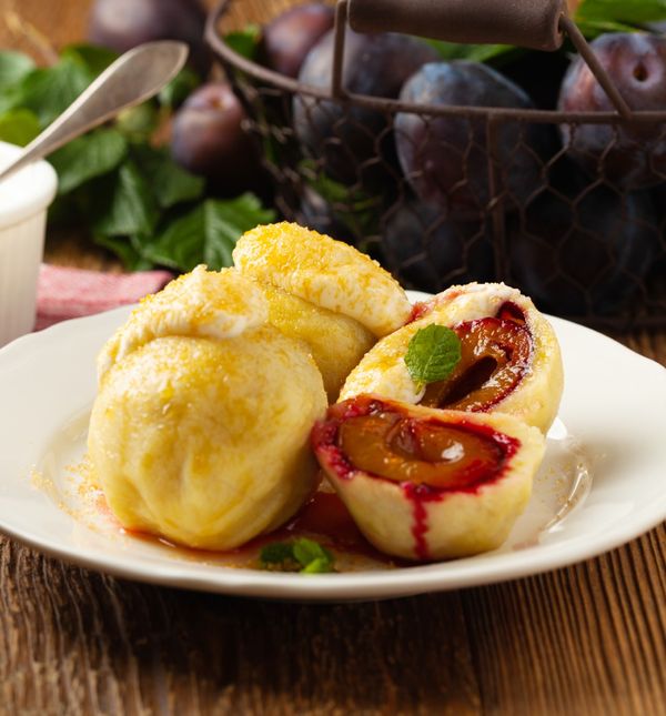 Knedle sa šljivama bez krumpira i jaja