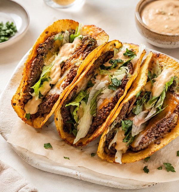 Taco burger
