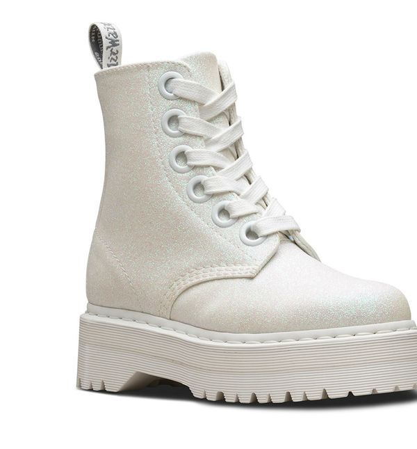 Dr. Martens Molly čizme - bijele