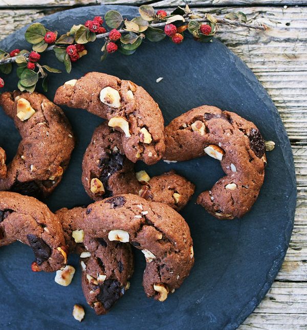 Fine kiflice s lješnjakom i čokoladom