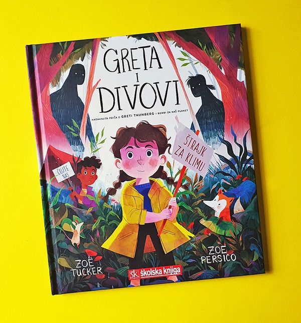 Slikovnica Greta i divovi stigla je u hrvatske knjižare