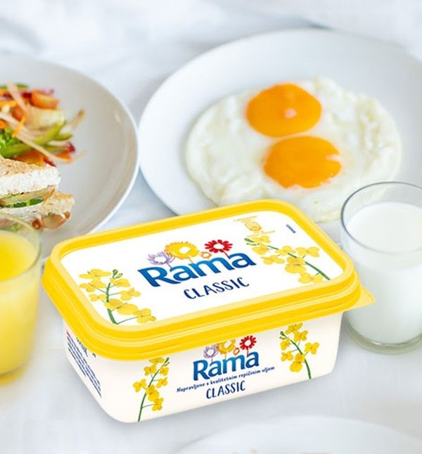 Rama margarin kao dodatak doručku