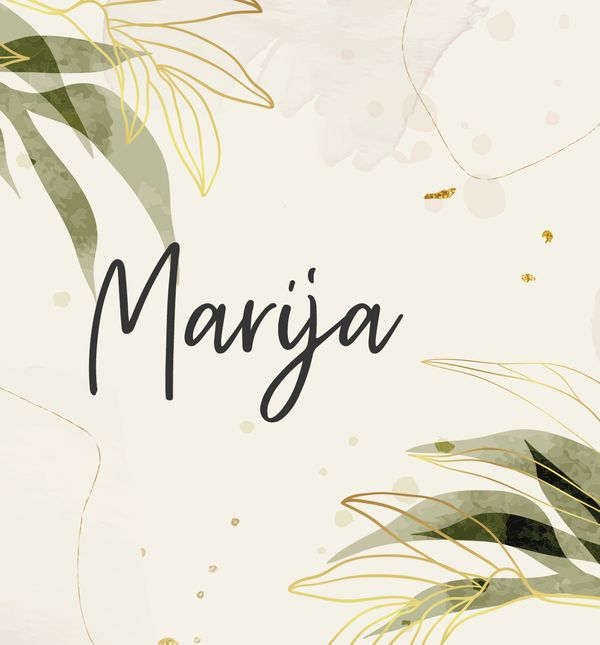 Sretan imendan, Marije!