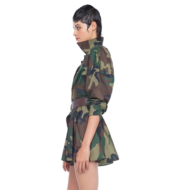 Norma Kanali, maskirna košulja-haljina, 172 eura - 2