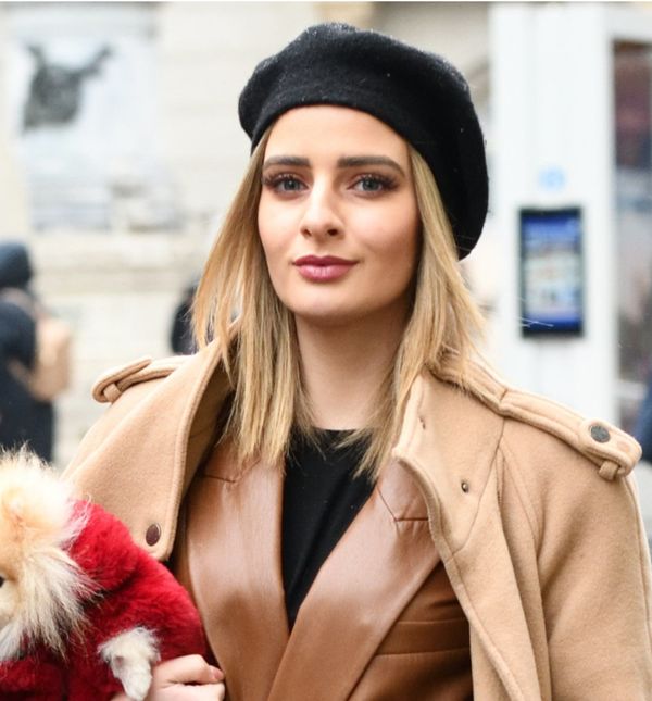 Zagrebačka street stylerica u kombinaciji bež i smeđih tonova