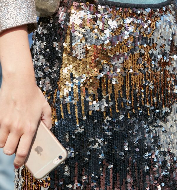 Suknja sa šljokicama