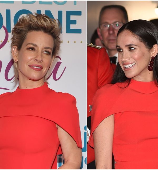Evangeline Lilly i Meghan Markle u istoj haljini brenda Safiyaa