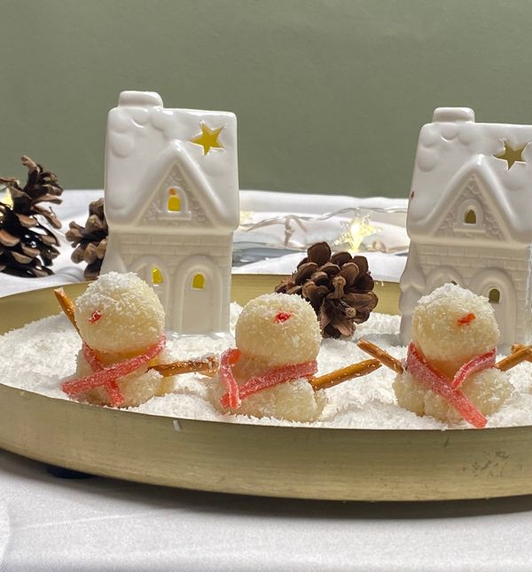 Snjegovići od kokosa gotovi su u trenu, a najviše će se svidjeti djeci